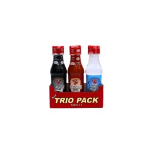 Soya, Chilli, Vinegar TRIO Pack 120ml x3